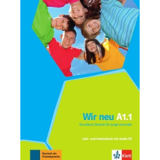 WIR neu A1.1 Lehr- und Arbeitsbuch mit Audios online / Підручник та зошит учня з онлайн-аудіо