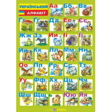 Український алфавіт. Плакат /друкований/