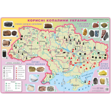 Корисні копалини України. Плакат