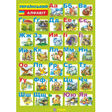 Український  алфавіт. Плакат двосторонній /для учня/