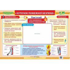 Куточок пожежної безпеки. Плакат